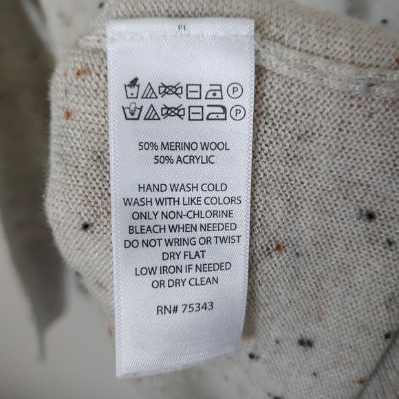 Catherine Malandrino Merino Wool Sweater Size Medium Fine Knit - Picture 10 of 11